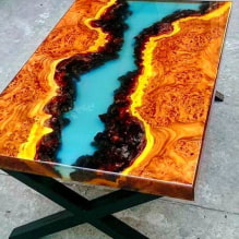 Epoxy table: types, MK for manufacturing with video (50 photos) -6