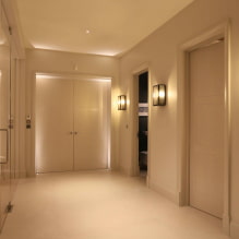 Πώς να επιλέξετε φωτισμό για το διάδρομο και το διάδρομο; (55 φωτογραφίες) -8