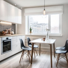 Comment équiper une cuisine de 9 m²? (meilleur design, 62 photos) -7