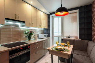 Como equipar uma cozinha de 9 m²? (melhor design, 62 fotos)