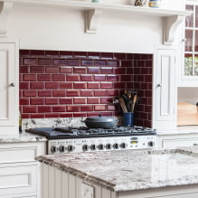 Brick in the kitchen - examples of stylish design-6