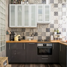 Kā izveidot harmonisku virtuves dizainu 6 kv m? (66 foto) -0