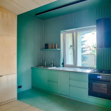 Tyrkysová kuchyňa: 60+ fotografií v interiéri, nápady na dizajn-3