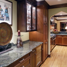 Arco a la cocina: ejemplos de diseño y 50 fotos en el interior-2