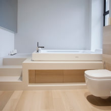 Minimalisme på badet: 45 bilder og designideer-2