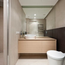 Minimalizmus a fürdőszobában: 45 fénykép és tervezési ötletek-4