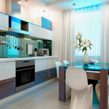 Design kuchyně 10 m2 - skutečné fotografie v interiéru a tipy na design-3