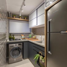 Dizajn malej kuchyne 5 m2 - 55 reálnych fotografií s najlepšími riešeniami-3