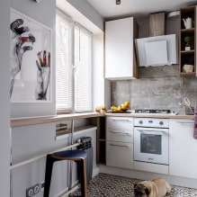 การออกแบบห้องครัวขนาดเล็ก 5 ตารางเมตร - 55 รูปจริงด้วยโซลูชันที่ดีที่สุด -5