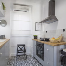การออกแบบห้องครัวขนาดเล็ก 5 ตารางเมตร - 55 ภาพถ่ายจริงพร้อมทางออกที่ดีที่สุด -8