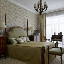 Bagaimana untuk merancang bilik tidur dengan gaya klasik? (35 foto) -6