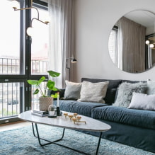 15 beste ideer for å dekorere veggen i stuen over sofa-4