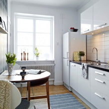 การออกแบบห้องครัวขนาด 7 ตารางเมตร - 50 รูปจริงพร้อมทางออกที่ดีที่สุด -2