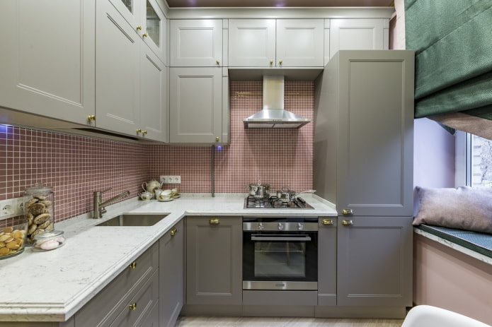 Design de cozinha 7 m² - 50 fotos reais com as melhores soluções