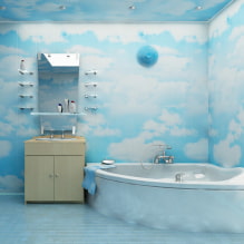 PVC paneļi vannas istabai: plusi un mīnusi, izvēles iespējas, dizains-5