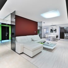 Alta tecnología en el interior: una descripción del estilo, la elección de colores, acabados, muebles y decoración-10