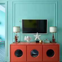 Marin stil i interiören: beskrivning, val av färger, finish, möbler och dekor-1