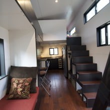 Interior de uma casa móvel com um reboque-7
