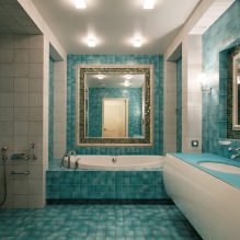 Salle de bain turquoise-4