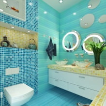 Salle de bain turquoise-13