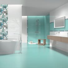 Salle de bain turquoise-5
