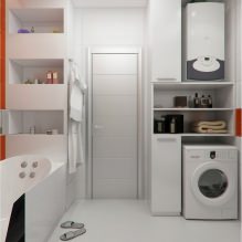Design de interiores de um apartamento de 47 metros quadrados. M.-18