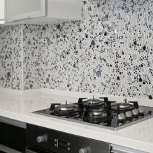 Küchen mit Mosaiken: Design und Oberflächen-14