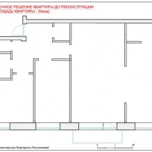 Ang layout at disenyo ng apartment ay 54 square meters. M.-17