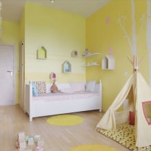 Habitació infantil en tons grocs-12