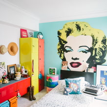 Pop art style in the interior: design features, choice of finishes, furniture, paintings-6