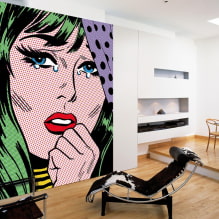 Štýl pop-art v interiéri: dizajnové prvky, výber povrchových úprav, nábytok, obrazy-7