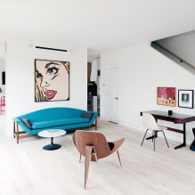 Pop art style in the interior: design features, choice of finishes, furniture, paintings-17