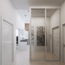 Дизајн ходника у белој боји-7