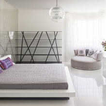 Hvidt gulv i det indre: typer, design, kombination med farve på vægge, loft, døre, møbler-10