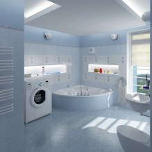 Bathroom design in blue tones-4