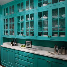Turquoise à l'intérieur: caractéristiques, combinaisons, choix de finitions, mobilier et décoration-0
