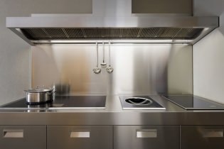 Delantal de metal para la cocina: características, foto