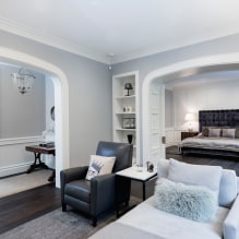 Arch στο διαμέρισμα: χαρακτηριστικά σχεδιασμού, απόψεις, το σχεδιασμό, διακόσμηση επιλογές-6