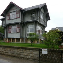 Фасаде кућа са споредних колосијека: карактеристике, фотографија-1