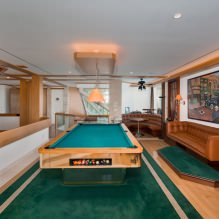 The interior of the billiard room in the house: design rules, photo-5
