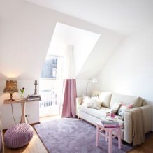 Regeln für die Gestaltung des Wohnzimmers in lila Tönen-2