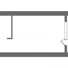 Šiuolaikinio dizaino studijos tipo apartamentai 24 kvadratiniai metrai. m-1
