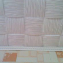 Foam tiles for the ceiling: the pros and cons, the stages of gluing-11
